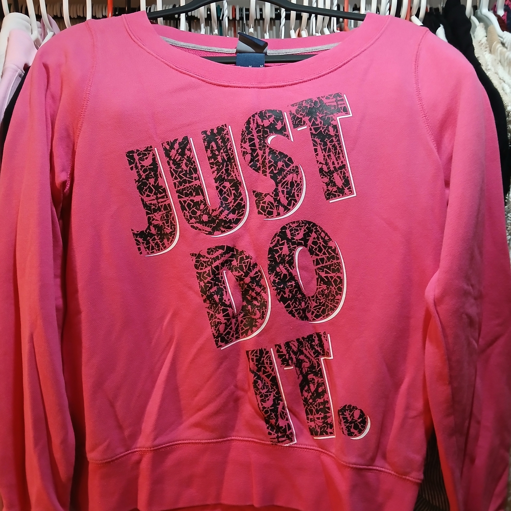 Pink Nike Just Do It Sweatshirt
